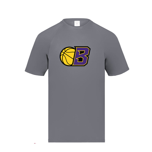 [2790.059.S-LOGO2] Men's Smooth Sport T-Shirt (Adult S, Gray, Logo 2)