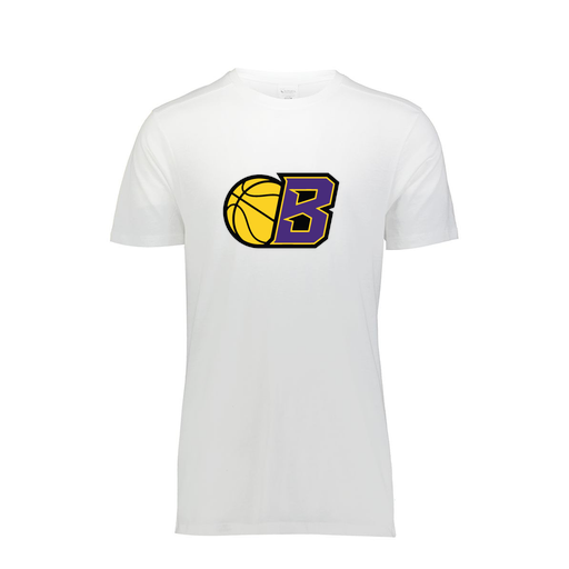[FTSCUBWH-AS-LOGO2] Decker Men's Tri-Blend T-Shirt - Short Sleeve (Adult S, White, Logo 2)