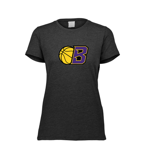 [FTSCUBBK-FAXS-LOGO2] Decker Women's Tri-Blend T-Shirt - Short Sleeve (Female Adult XS, Black, Logo 2)
