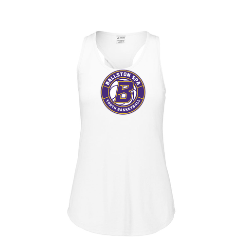 [3078.005.S-LOGO1] Ladies Tri Blend Tank Top (Female Adult S, White, Logo 1)