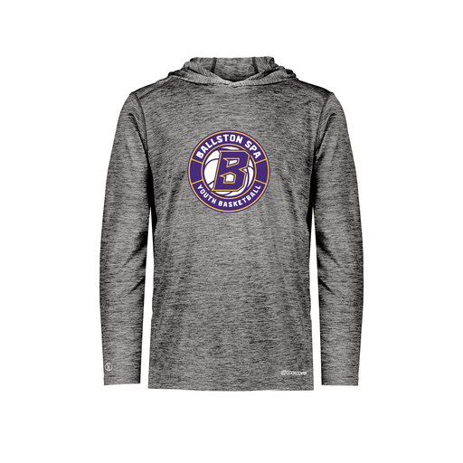 [FOLHCGBK-YS-LOGO1] Decker Youth Charge Hoodie (Youth S, Black, Logo 1)