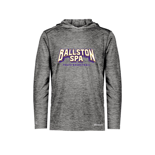 [FOLHCGBK-YS-LOGO3] Decker Youth Charge Hoodie (Youth S, Black, Logo 3)