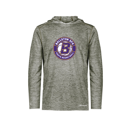 [FOLHCGGY-YS-LOGO1] Decker Youth Charge Hoodie (Youth S, Gray, Logo 1)