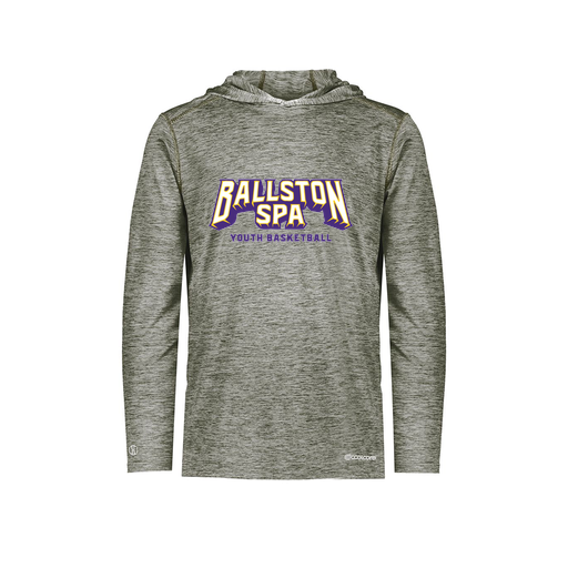 [FOLHCGGY-YS-LOGO3] Decker Youth Charge Hoodie (Youth S, Gray, Logo 3)