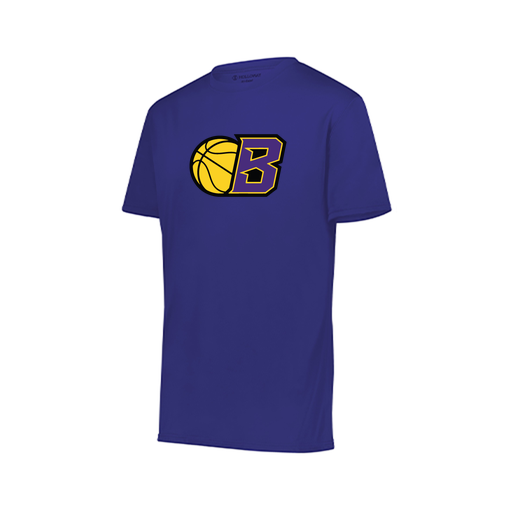 [222818.747.S-LOGO2] Men's Movement Dri Fit Shirt (Adult S, Purple, Logo 2)