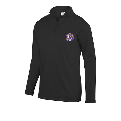 [DFW-FFQZ-BLK-AS-LOGO1] Decker Men's FlexFleece 1/4 Zip (Adult S, Black, Logo 1)