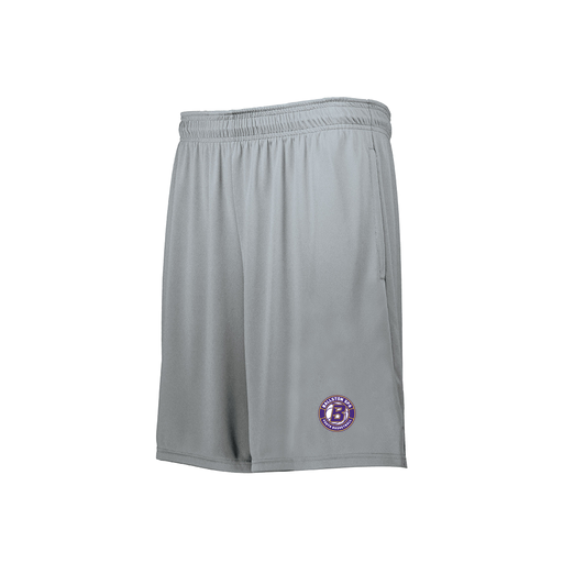 [229511.099.XS-LOGO1] Decker Men's Swift Short (Adult XS, Silver, Logo 1)