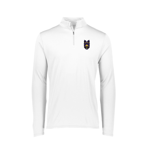 [FTLQFLWH-FAXS-LOGO4] Decker Women's Flex-Lite 1/4 Zip Shirt (Female Adult XS, White, Logo 4)