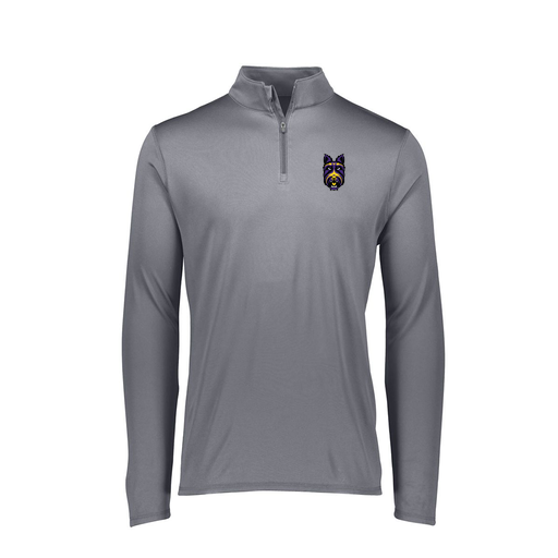 [2787.059.XS-LOGO4] Ladies Dri Fit 1/4 Zip Shirt (Female Adult XS, Gray, Logo 4)