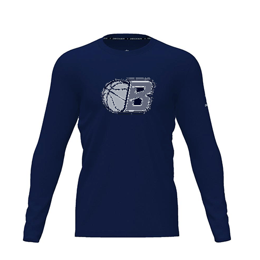 [FTLCDFNV-YXS-LOGO2] Dri Fit Performance T-Shirt (Youth XS, Navy, Logo 2, Long Sleeve)