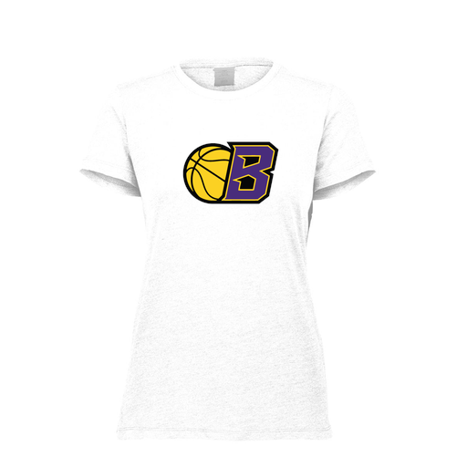 [FTSCUBWH-FAXS-LOGO2] Decker Women's Tri-Blend T-Shirt - Short Sleeve (Female Adult XS, White, Logo 2)