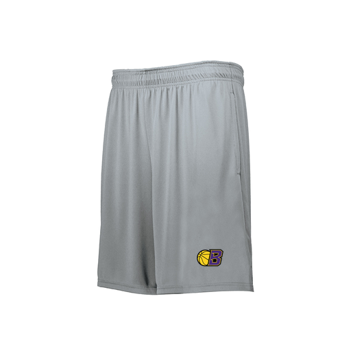 [229511.099.XS-LOGO2] Decker Men's Swift Short (Adult XS, Silver, Logo 2)