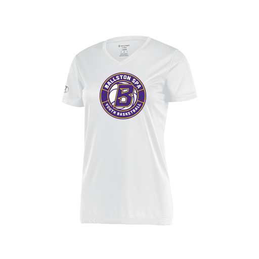 [222820.005.S-LOGO1] Ladies Movement Dri Fit Shirt (Female Adult S, White, Logo 1)