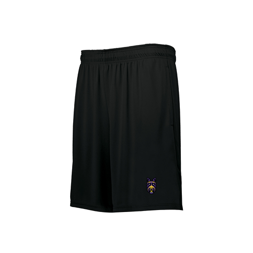 [229511.080.XS-LOGO4] Men's Swift Short (Adult XS, Black, Logo 4)